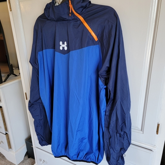 Hotsuit Collection Mens Sauna Pullover Jacket Blue Hooded Workout Size 3XL - Picture 6 of 12